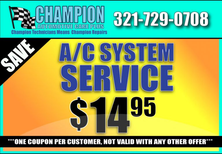 Auto Repair Palm Bay FL Champion Automotive Care Plus