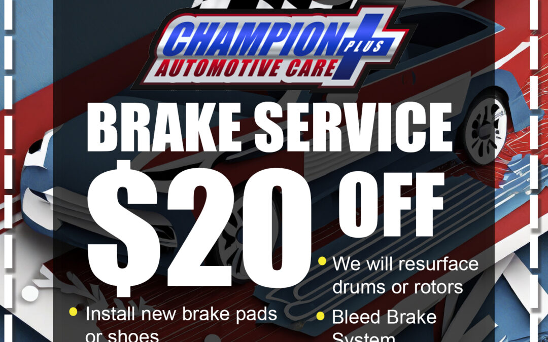 $20 Off Brake Service Coupon Palm Bay, FL